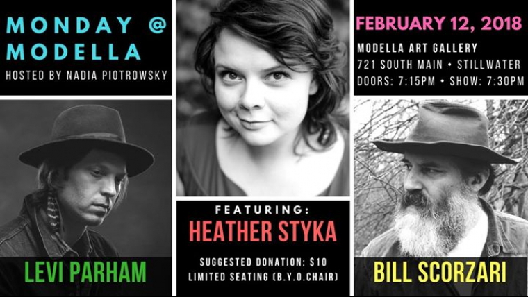 monday at modella music flyer
